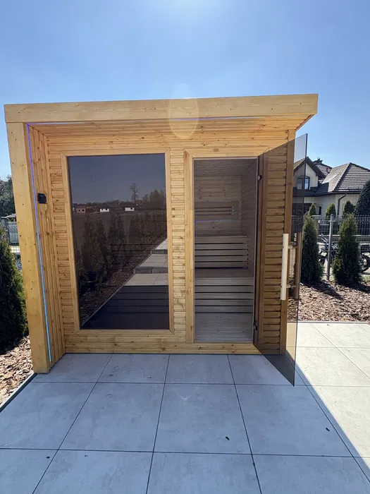 Sauna z drewna - realizacja